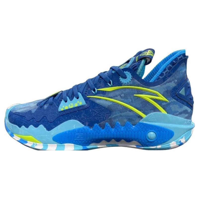 

Anta Shock Wave 5 Амортизация, Износостойкие Низкие Баскетбольные Кроссовки Мужские Синие Сникеры 112341106-2 44.5 синий