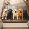 High Definition Printed Labrador Retriever Non-Slip Door Mat Absorbent Washable Rug for Bathroom Bedroom Living Room Entryway