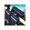 Waterproof Bicycle Top Tube Bag with Rain Cover - Four-in-One Mountain Bike Front Bag