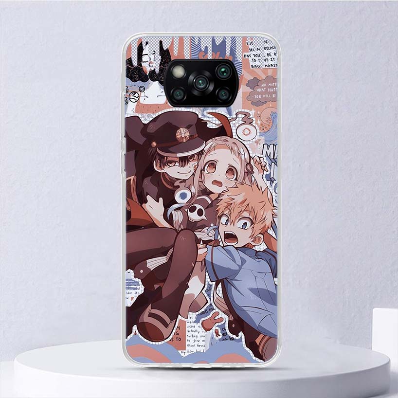 

Мягкий чехол с аниме «Унитаз Ханако Кун» для Xiaomi Poco X3 NFC X4 M4 Pro M3 M2, чехол для телефона F3 F2 F1 Mi Note 10 Lite A3 A2 A1 Fun Xiaomi Mi A3