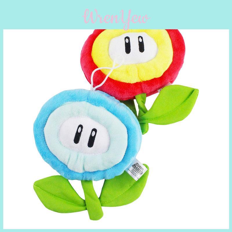 Super Mario Brothers Fire Flower Plush Toy Adorned With Soft Sunflower Design For Comfort