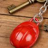 Hard Hat Keychain Portable Mini Helmet Design Bright Color Key Chain Compact Size Key Identifier Backpack Accessory