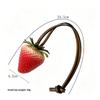 1Pcs Bag Accessories Jewelry 3D Resin Strawberry Bag Charm Cute Keychain Pendant For Phone Lanyard Christmas Gifts