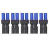 5Pcs EC5 To XT60 Adapter Rubber Plastic Copper Sturdy Accurate High Safety EC5 To Male Adapter for RC Car Aircraft Boat
