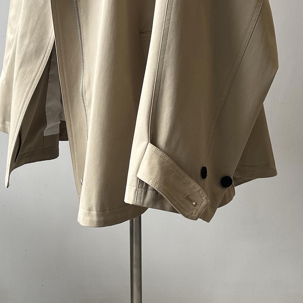 Yan Shuang Women's Korean Style Mid-Length Trench Coat - Autumn British Niche Loose Cape (3165)