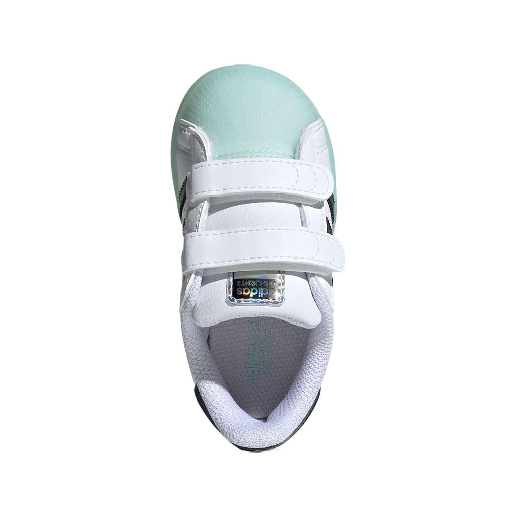 adidas Superstar Bequeme Niedrige Kinder-Skateboardschuhe Weiß Kinder IG7005