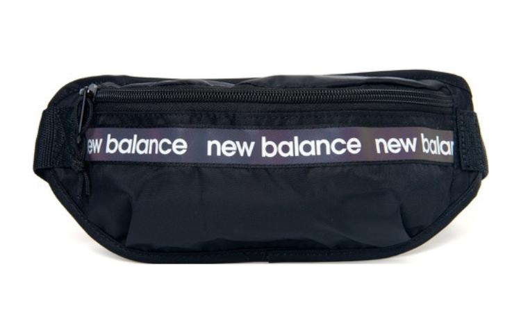 New Balance Fabric Crossbody Bag, Sling Bag, Fanny Pack Regular Unisex Pure Black LAB13640-BK