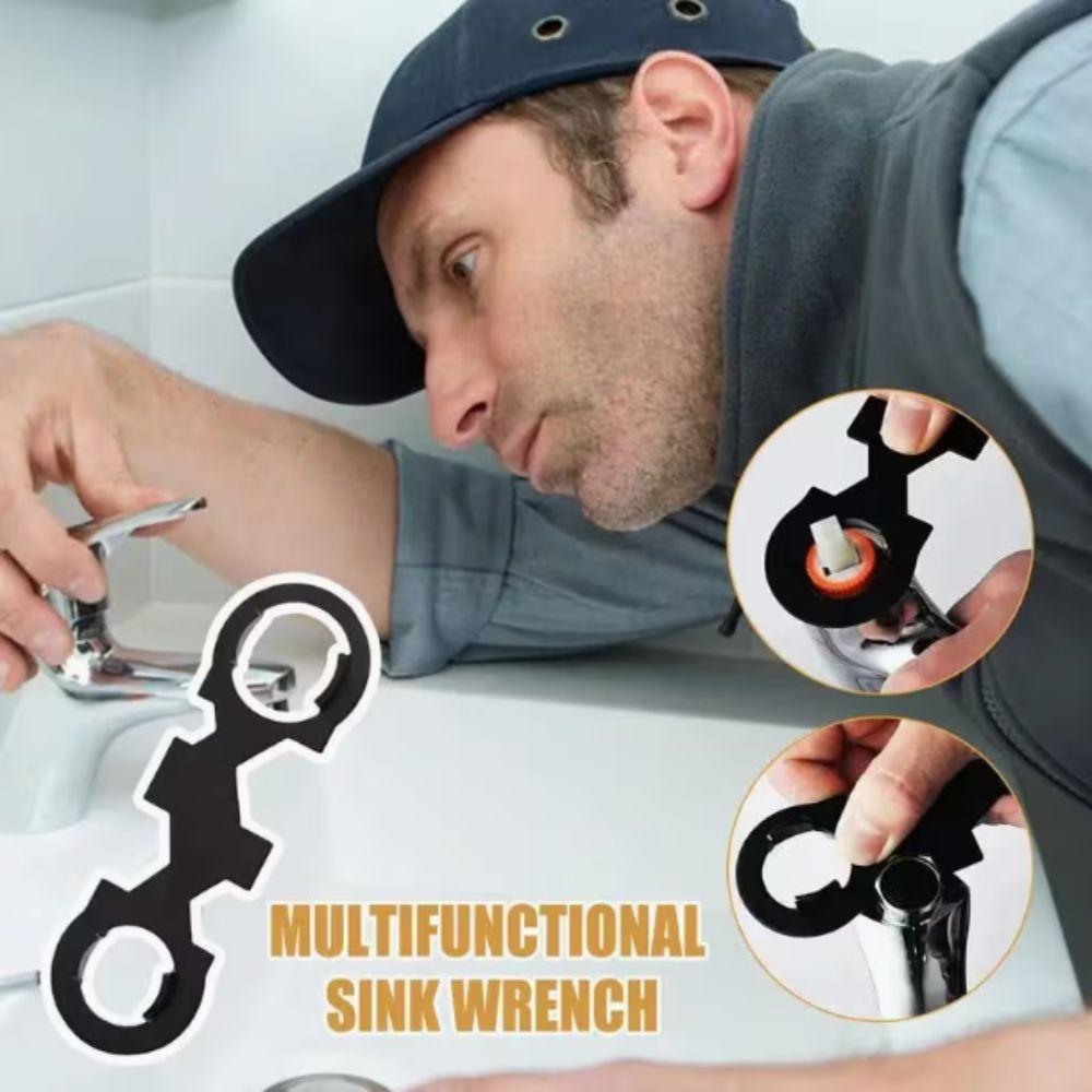 Professional Valve Wrench Adjustable Shower Faucet Wrench Bathroom Faucet Tool  Household Repair