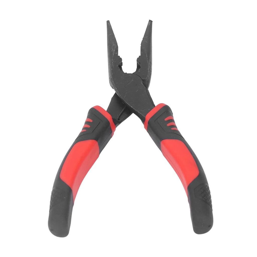 Long Nose Pliers Labor Saving Non Slip Rubber Comfortable Grip High Carbon Steel Industrial Wire