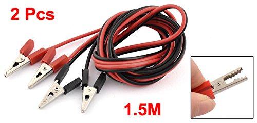 uxcell Battery Booster Cable 1.5M Cable Length Power Jumper 2