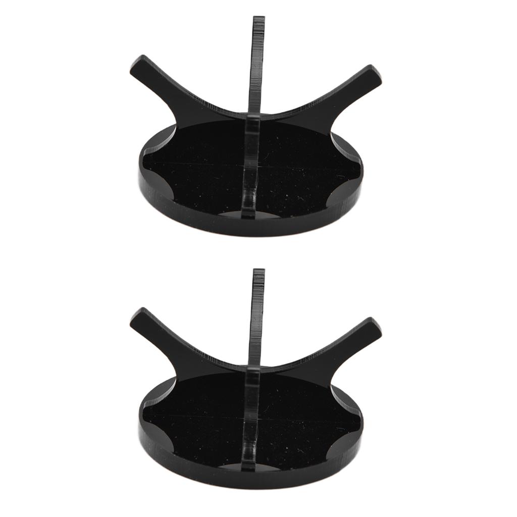 2Pcs Golf Ball Rack High Stability Strong Firmness Simple Baseball Display StandBlack 2 Pieces