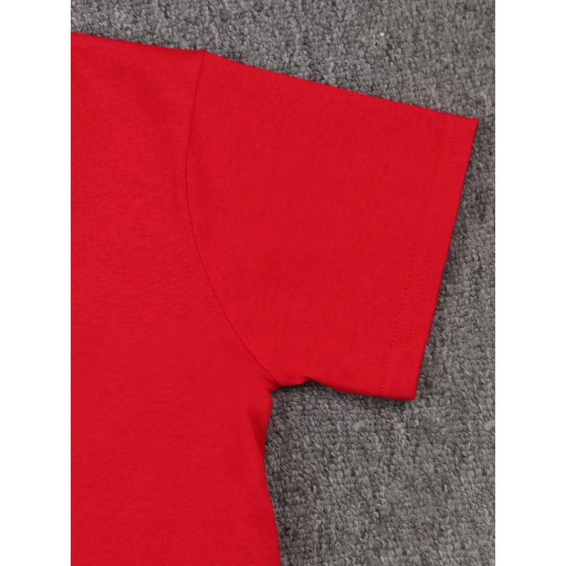 Boys Crew Neck Short Sleeve T-Shirt with Casual Black Cat Print