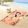 Betty Boop Print Beach Towel, Large Soft Quick Dry Towel for Beach Camping Swimming