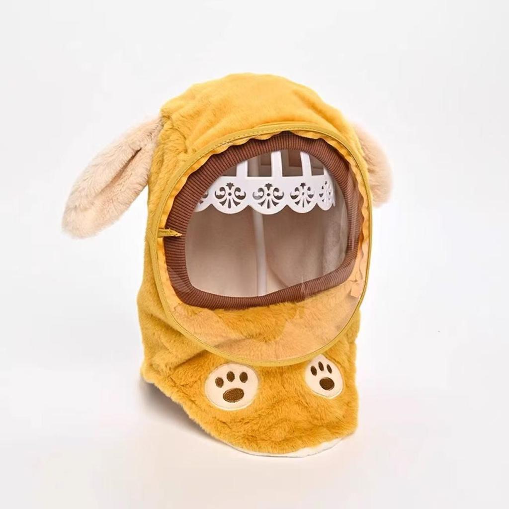 Unisex Winter Windproof Hat and Scarf Set for Kids with Face and Ear Protection