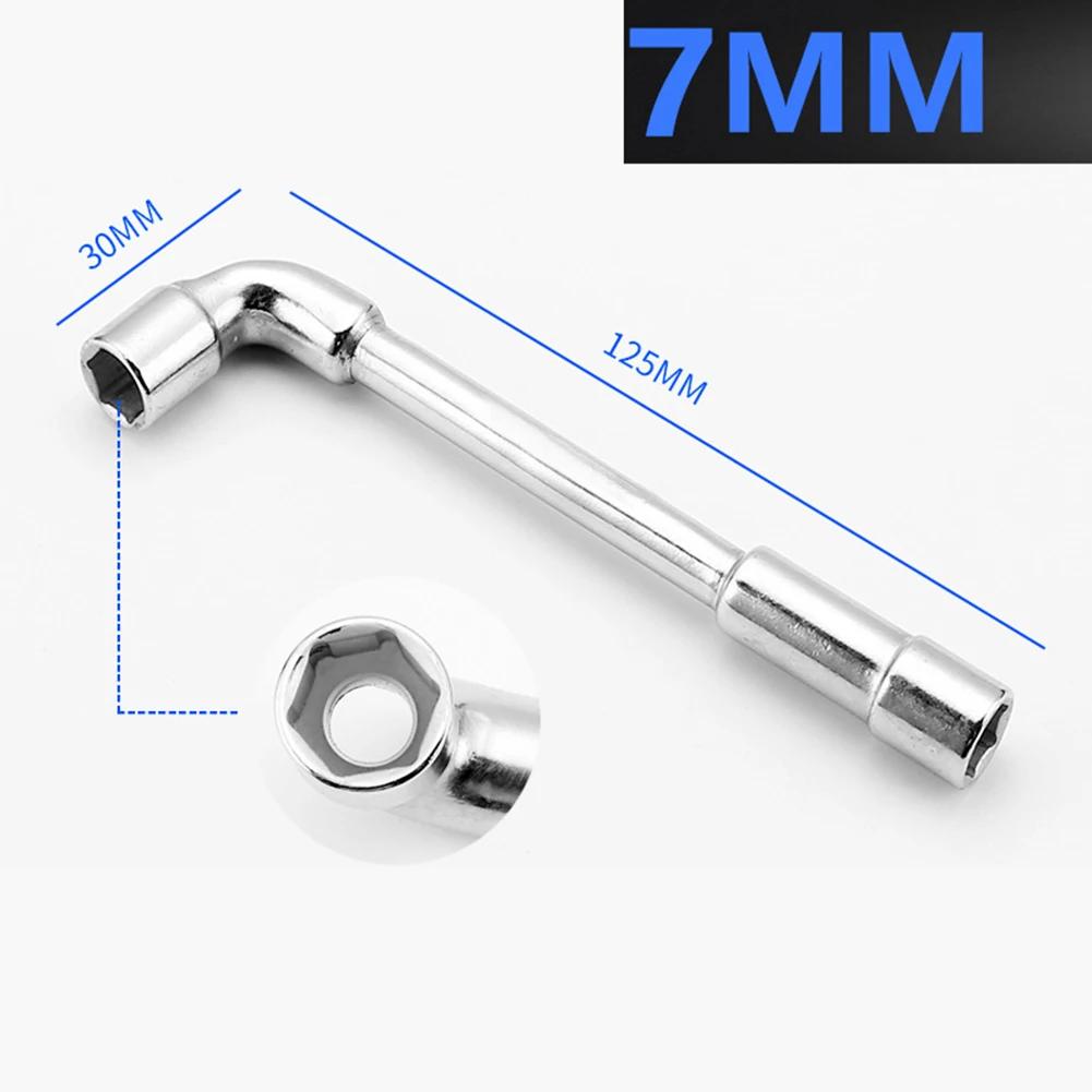 Chrome Vanadium Steel Double Head L Shaped Socket Wrench for High Hardness and Toughness Requirements in Mechanical Repairs