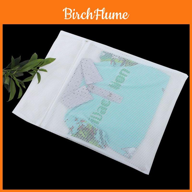 Large Size Laundry Net Zipper Washing Bag For Delicate Clothes 50x60cm Mesh Fabric