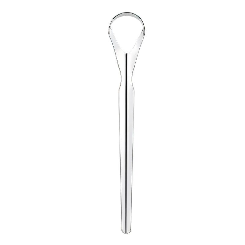 1 Pcs Reusable Stainless Steel Useful Tongue Scraper Cleaner Fresh Breath Cleaning Coated Tongue Oral Hygiene Care Tools