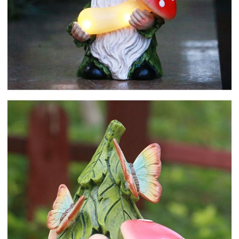 Outdoor Elf Solar Night Light Garden Ornaments Garden Gardening Garden Landscape Layout Living Room Balcony Creative Decoration