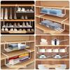 Organizer 15.7-27.6 In Shoe Rack Retractable Hanging Shoe Storage Heavy Duty Multifunctional Under Cabinet Shelf Cupboard