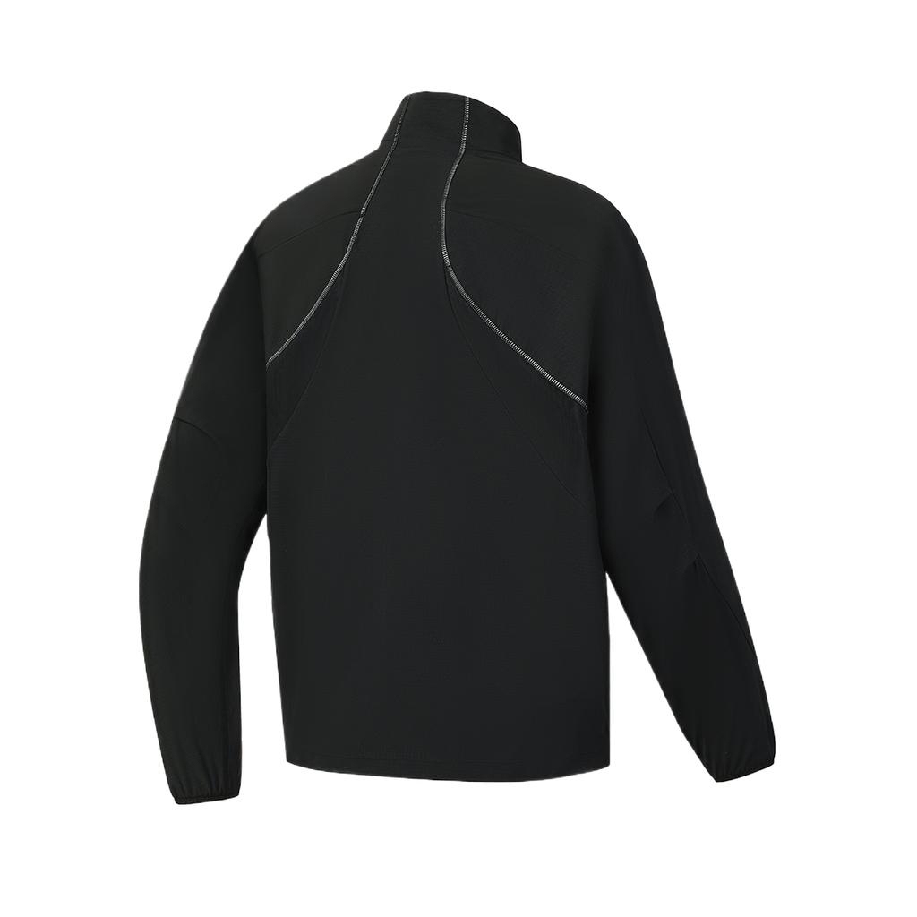 Fila Long Sleeve Stand Collar Solid Woven Jacket Men Jackets A11M621715F-BK