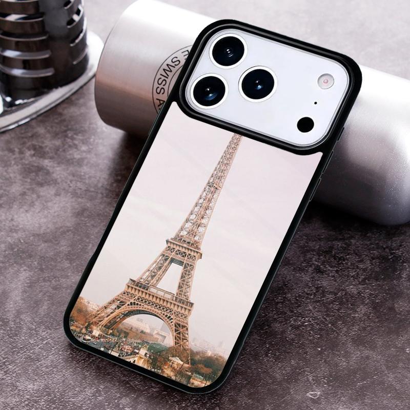 World Landmarks 1 Eiffel Tower France Phone Case For iPhone 17,16e,15,14,13,12,11,Mini,Pro,MAX soft Silicone Cover
