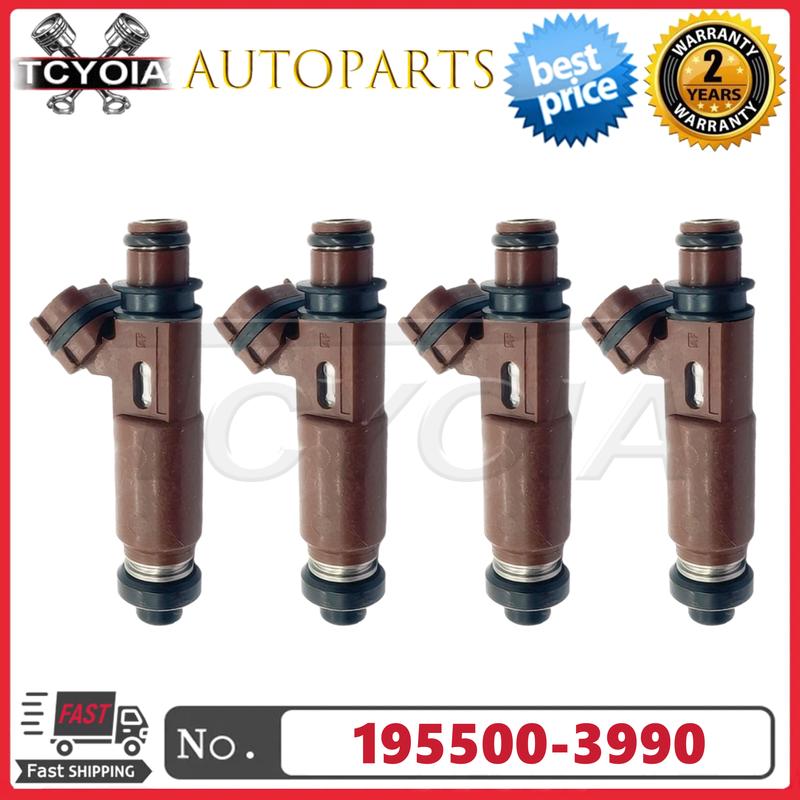 4Pcs/Lot New 195500-3990 15710-54G00 Fuel Injector Nozzle For Mazda /Suzuki Liana 1.6L 2001-2008 1571054G00 1955002180