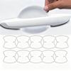 4pcs/10pcs Invisible Car Door Handle Protector Paint Protection Film  Exterior Protection