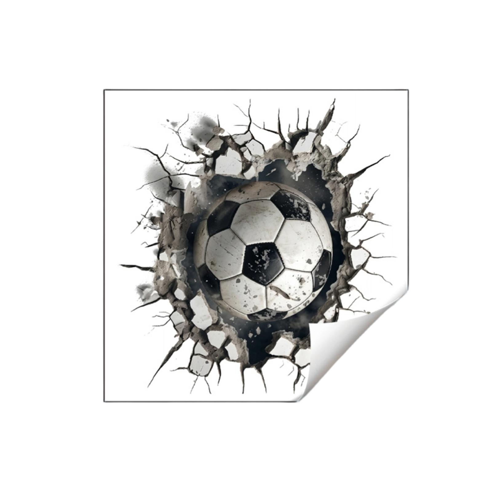 

Soccer Theme Wall Decal For Bedroom Living Room Sports Home Wall Decoration One Size