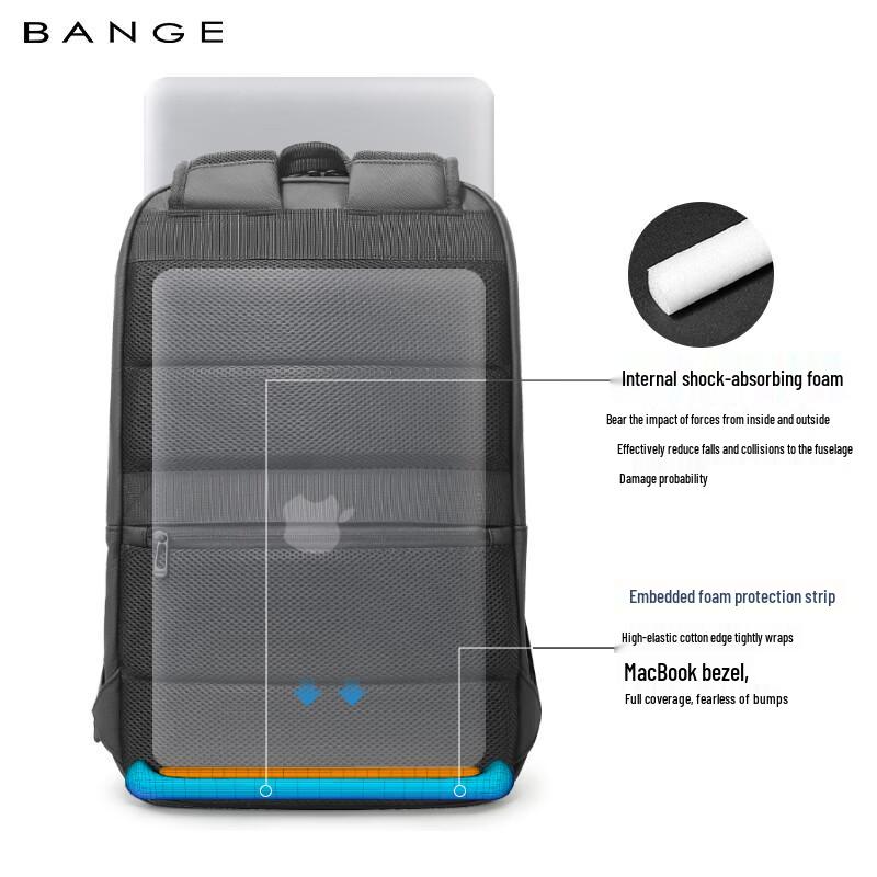 Bange 7822 Large Capacity 16-inch Laptop Backpack