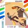 Disney Tangled Rapunzel Paint By Number Kit Number Drawing Canvas DIY Picture Home Decor Disney Princess Oil Painting Wall Art Decor