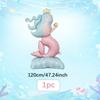 Cartoon Seahorse Shark Balloon Jellyfish Starfish Foil Balloon Ocean Theme Birthday Party Decoration Baby Shower Supplies