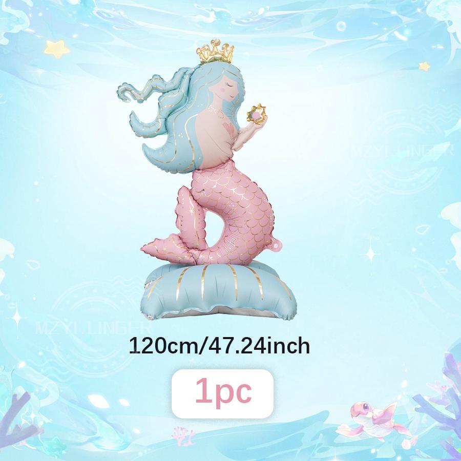 Cartoon Seahorse Shark Balloon Jellyfish Starfish Foil Balloon Ocean Theme Birthday Party Decoration Baby Shower Supplies
