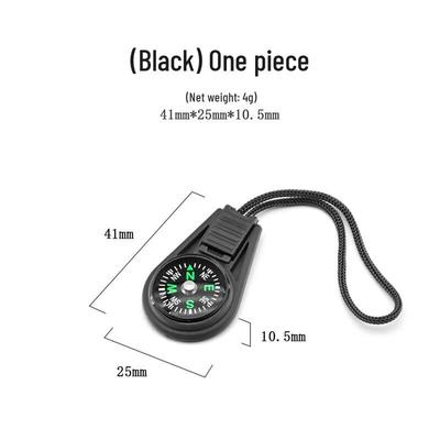 OIMG Outdoor Mini Compass Zipper Pull with Lanyard