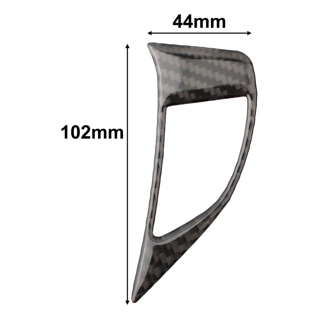 1 pár obložení krytu tlačítka na volantu z uhlíkových vláken pro rok 2012-2015 Dekorace interiéru Stylingové doplňky do auta