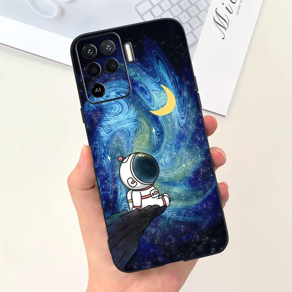 For OPPO Reno 5 5G Reno5 Pro Case CPH2201 Cute Painted Soft Silicone Covers Phone Cases For OPPO Reno 5 Pro Reno5 Lite 5Z Fundas
