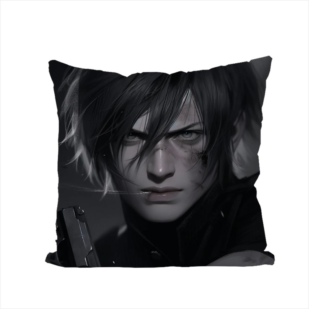 

Leon Kennedy Pillow Case For Car Sofa Decorative Home Doublesided Print Plush Square Throw Pillow Cushion Cover 30x30cm