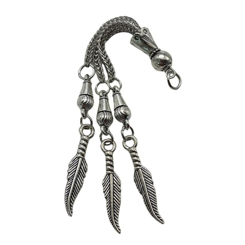 Antique Silver Plated Necklace Connectors Metal Brushes Pendant Accessories DIY Handmade Jewelry Making Supplies