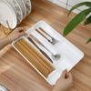 Drawer Cutlery Tray Kitchen Drawer Tray Home Organization Adjustable Compartments Multi-Purpose For Flatware Cutlery