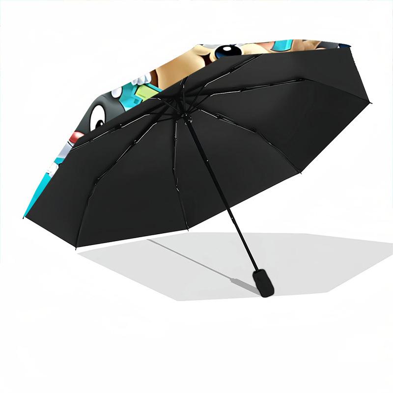 1pc Looney Tunes Automatic Opening/Closing Folding Umbrella with 8 Ribs, Portable Sunshade Umbrella Birthday and Holidays gifts yy250105129