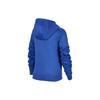 Nike Sweatshirt Multi Color Block Letter Print Hooded Casual Fleece Lined Game Royal Blue Kids' FJ6050-480