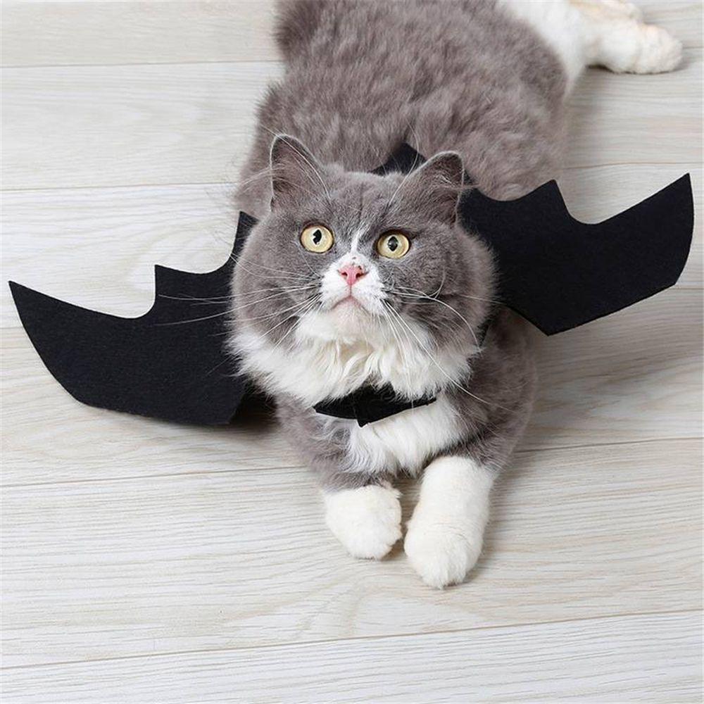 Cute Demon Cat Vest Bat Wings Cat Wings Pet Clothes Halloween Decorations Cat Costume