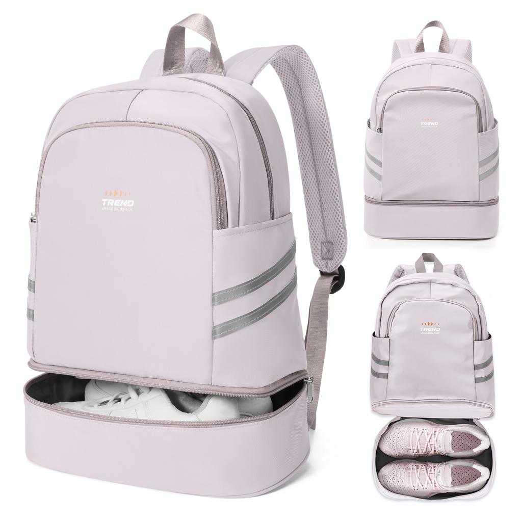 Gym Backpack for Women with Shoes Compartment, Women Travel Backpack Waterproof Sport Backpack Swimming Fitness Beach Backpack