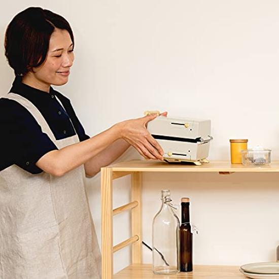 PRISMATE Grilled Hot Sand Maker with 3 Types of Plates and Fun Recipe Book PR-SK033 (RD (Red))