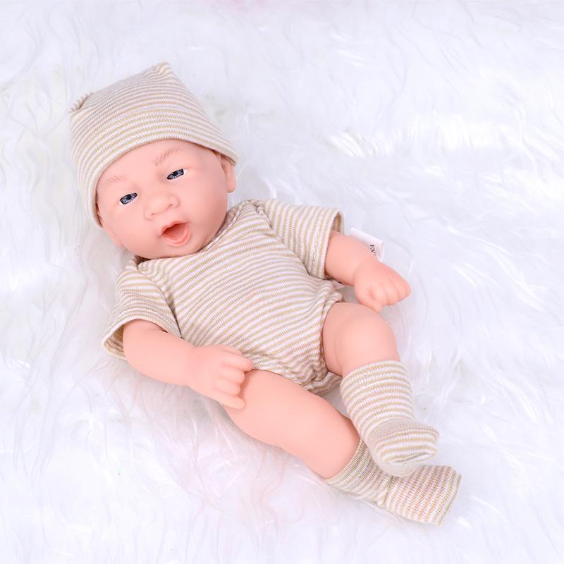 Rebirth Doll Vinyl Doll Baby Pacifying Toy Vinyl Doll Baby Soft Vinyl Doll Toy