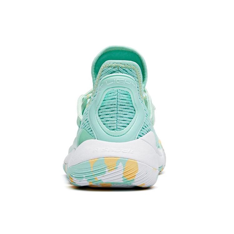 New Anta Light Cavalry 5 Light Cavalry 5 Low Top Performance Basketball Shoes Men's Porcelain Green 112021608-7