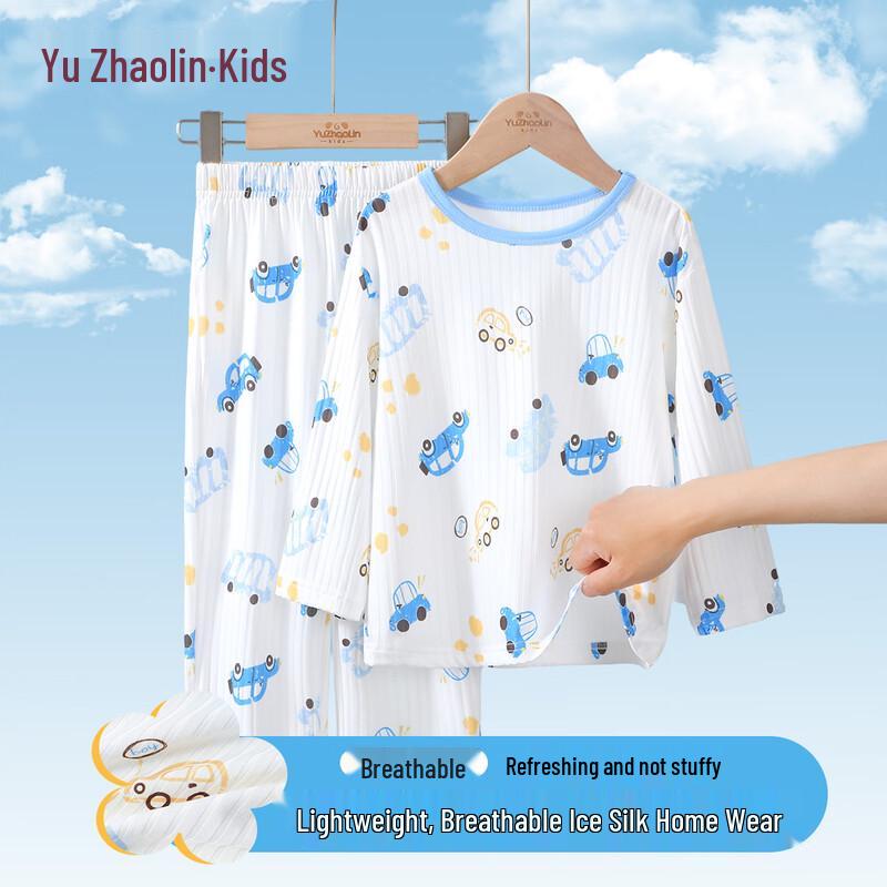 YUZHAOLIN Kids Summer Thin Pajama Set 100