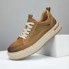 2025 Men's Retro Cowhide Skate Shoes - Classic, Versatile, and Luxurious Casual Footwear