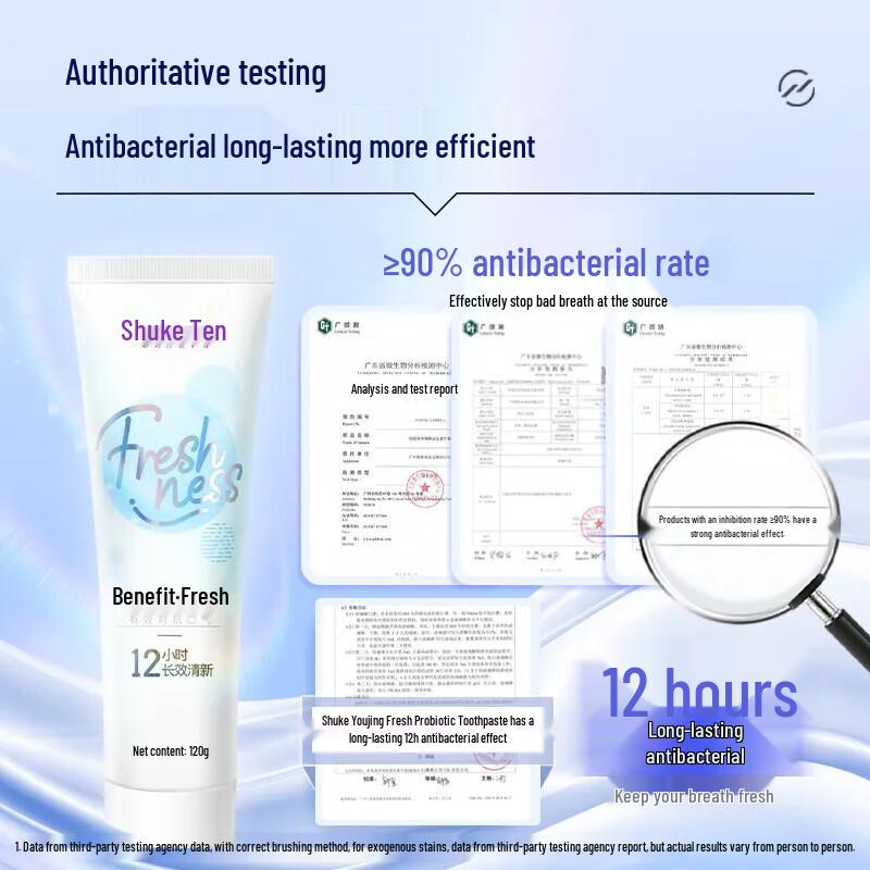 Shuke Probiotic Toothpaste Variety Pack (3 X 120g)