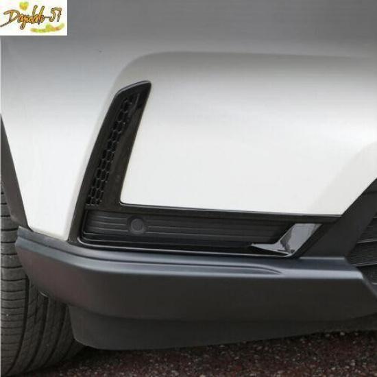 For  Honda CR-V CRV ABS Bright Black Look Front Fog Light Lamp Cover