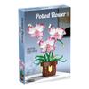 T1117-1120 Baustein Topfpflanze Blumenstrauß Orchidee Sonnenblume Rose Kleine Teile Zusammengebaut Schreibtisch-Dekorationen Kindergeschenke